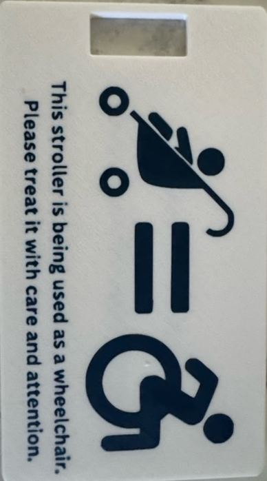 Stroller Travel Tag